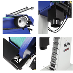 АКЦИЯ ЧЕРНАЯ ПЯТНИЦА! Станок шлифовальный ленточный по металлу BELMASH BSM-794PK/400, 2,5 кВт 380В для шлифования металлических деталей. Шлифовальная лента 2000 х 98,5 мм S321A