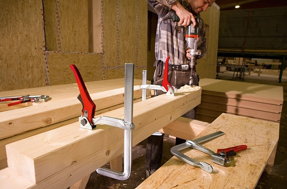 АКЦИЯ 2025! Рычажная струбцина 400/120 усилие 8.5 кН GH BESSEY BE-GH40