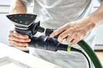 Аккумуляторная дельтавидная шлифовальная машинка FESTOOL DTSC 400 Li 3,1 I-Set с 2 аккумуляторами BP 18 Li 3,1 ERGO-I и быстрозарядным устройством TCL 6 в систейнере SYS-COMBI 2 575703