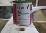 ХИТ! Защитная грунтовка для древесины для наружных работ Osmo 4001 антисептик 0,75 л Holz-Impragnierung WR Osmo-4001-0,75 13800001