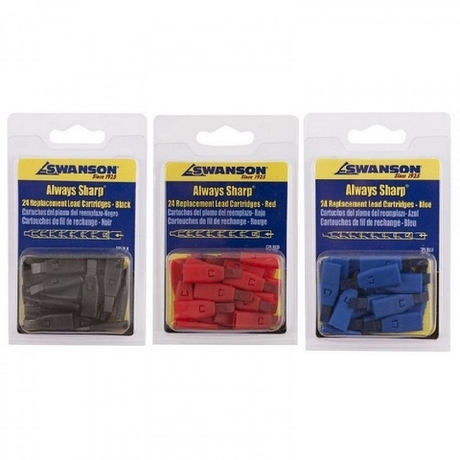 ХИТ! Грифели для карандаша Always Sharp 24 шт КРАСНЫЕ М00008602 Swanson CPLRED