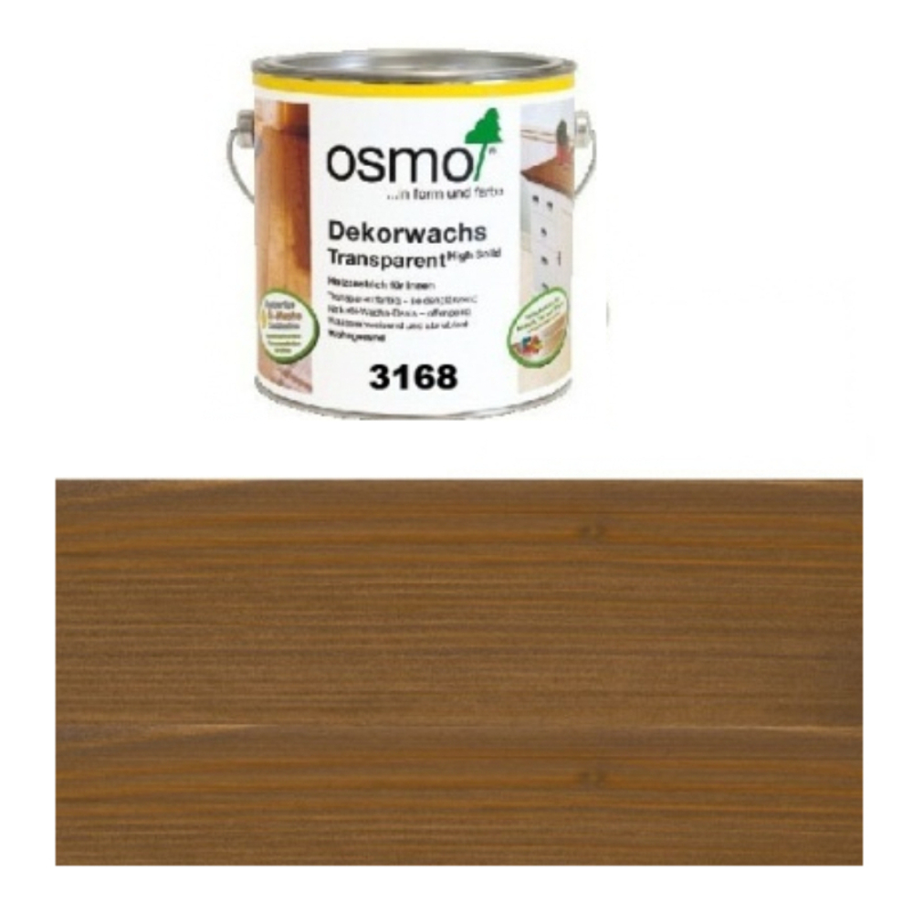 Цветное масло OSMO 3168 Дуб Антик 2,5 л Dekorwachs Transparent Tone для внутренних работ Osmo-3168-2,5 10100291