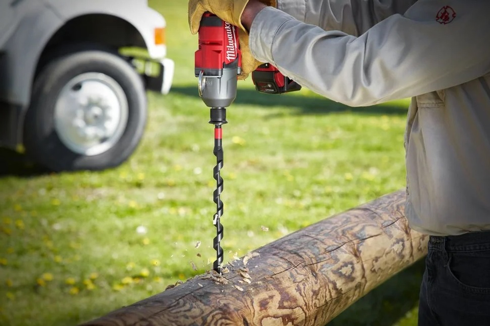 Новинка! Сверло спиральное по дереву Impact Linemans 16 x 460 мм хвостовик 11 мм Hex GEN II Milwaukee 48136756