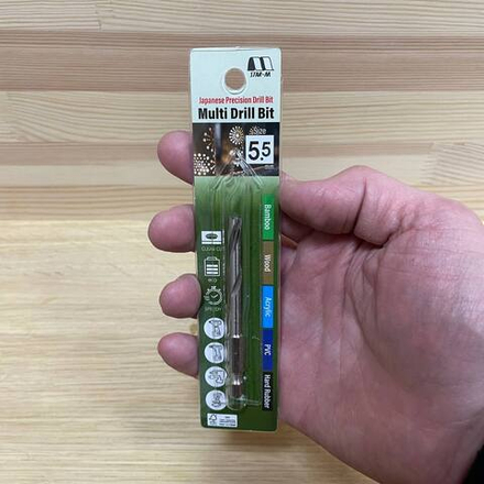 ХИТ! Японское сверло по дереву низкоскоростное спиральное повышенной точности Star-M N 601 D 5,5 мм М00010012