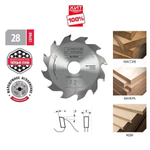 ХИТ! Пильный диск для пазов 150 х 5 х 30H х 12T Woodwork 28.150.05