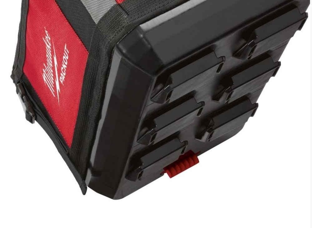 ХИТ! Сумка нейлоновая для инструмента пустая 40 см, отделений 31 шт MILWAUKEE PACKOUT 4932464085