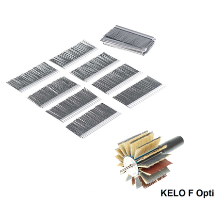 Новинка! Абразивный вкладыш 16 шт Flex Q3 100 х 45 х 0,75 мм 4, P240, нейлон DE-TERO для KELO F Opti 252106