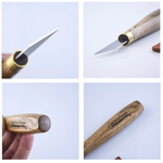 Новинка! Резак по дереву ПЕТРОГРАДЪ долото, ширина режущей кромки 1,5 мм, общая длина 200 мм, длина клинка 60 мм, для выборки глубоких канавок М00023509