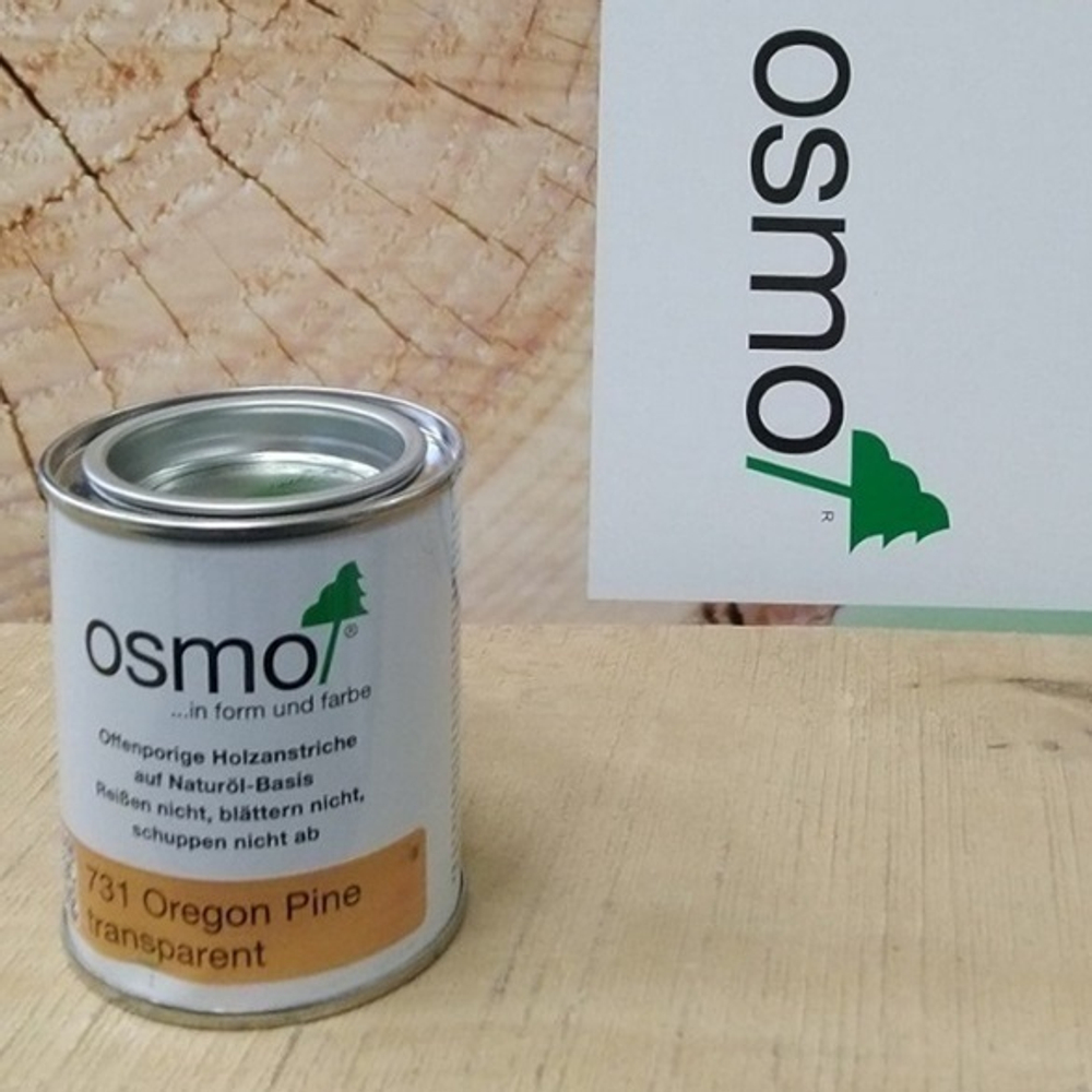 Новинка! Защитное масло - лазурь для древесины для наружных работ OSMO Holzschutz Ol-Lasur 731 Сосна орегон 0,22 л 12100253_2