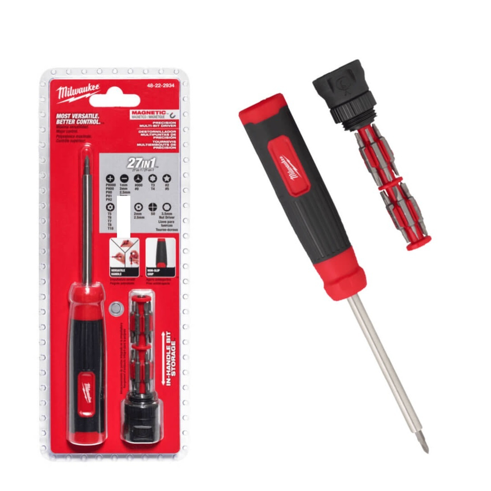 Новинка! Отвертка прецизионная 27 в 1 MILWAUKEE 4932498176