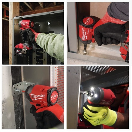 Комплект в кейсе M18 FUEL FID3-502X: Аккумуляторный винтовёрт FID3-0X плюс 2 Аккумулятора B5 5.0 Ач и Быстрозарядное устройство M12-18 FC MILWAUKEE 4933479865