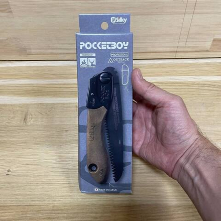 ХИТ! Пила японская Silky Pocketboy Outback Edition 170 мм 10 зуб / 30 мм 8,5 TPI складная KSI75017 М00019064