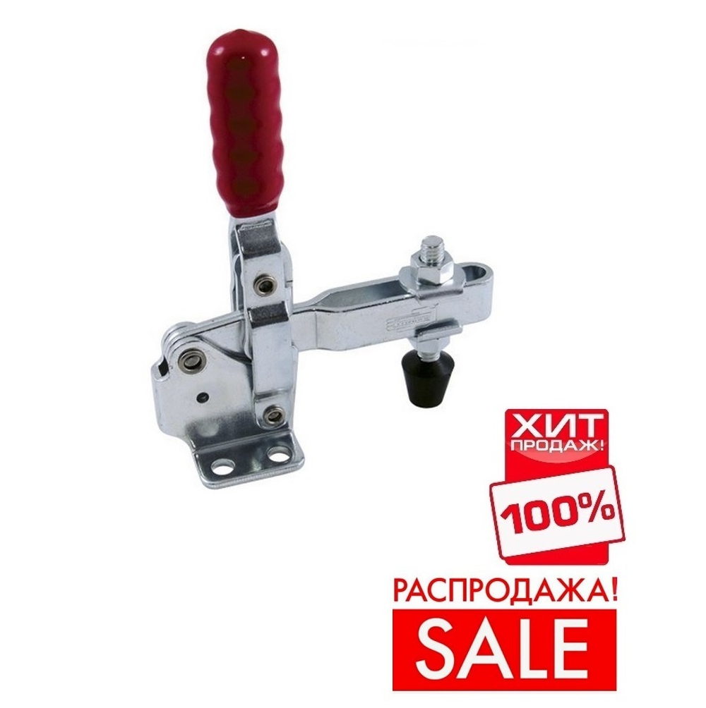 РАСПРОДАЖА ХИТ! Зажим механический с вертикальной ручкой усилие 227 кг Woodwork GH-12130