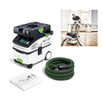 Новинка! Комплект START профессиональных инструментов Festool: Пила погружная с шиной-направляющей TS 55, Вертикальный фрезер OF 1400, Аккум. Дрель - шуруповёрт TXS 18 C 3,0-Plus, Эксц. шлифмашинка ETS EC 150/5 EQ, Пылеудаляющий аппарат CTL MIDI I CLEANTEC N173-5AM