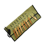 Новинка! Набор инструментов 10 предметов для чекеринга N3 90° / 18 линий ПЕТРОГРАДЪ, 9 резцов и Шаблон М00016936