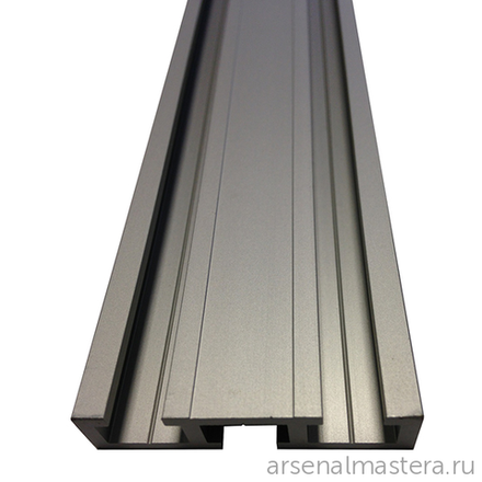 ХИТ! Шина c тремя направляющими T-track 1м 51 мм анодированная серебро матовое TR051.1000