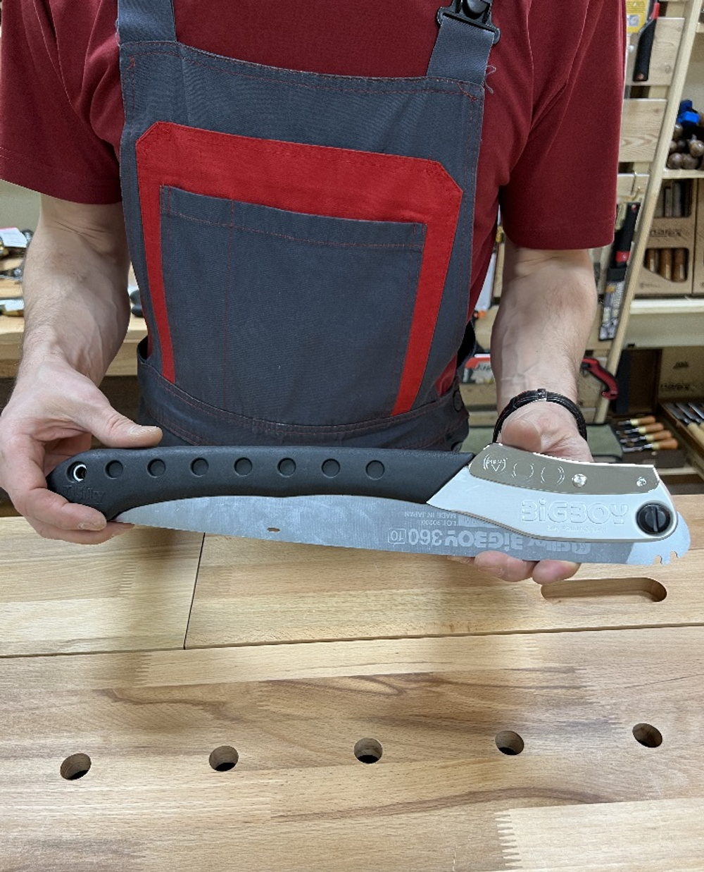 Новинка! Пила японская Silky Bigboy 360 мм 10 зуб / 30 мм 8,5 TPI складная, для плотницких работ, работы в саду, пикников, походов KSI635036 М00002516