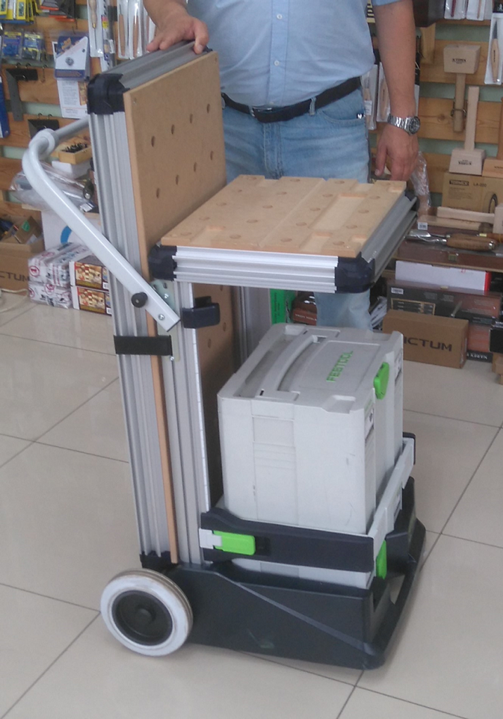 Мобильный многофункциональный верстак FESTOOL MW 1000 в комплекте со столом TSB/1-MW 1000 203802
