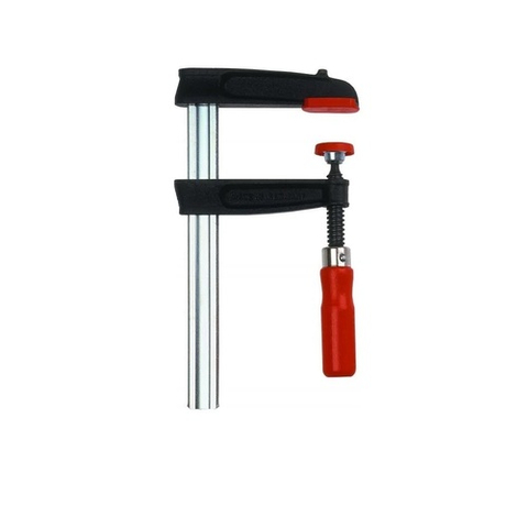 Новинка! Струбцина чугунная 400/120, 5.5 кН, деревянная ручка BESSEY BE-TPN40S12BE