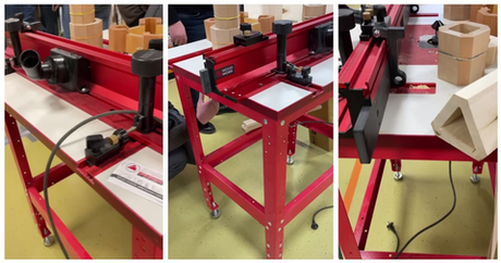 ХИТ! Фрезерный стол профессиональный c рабочей поверхностью 805 мм х 650 мм и параллельным упором WOODWORK PRS-801