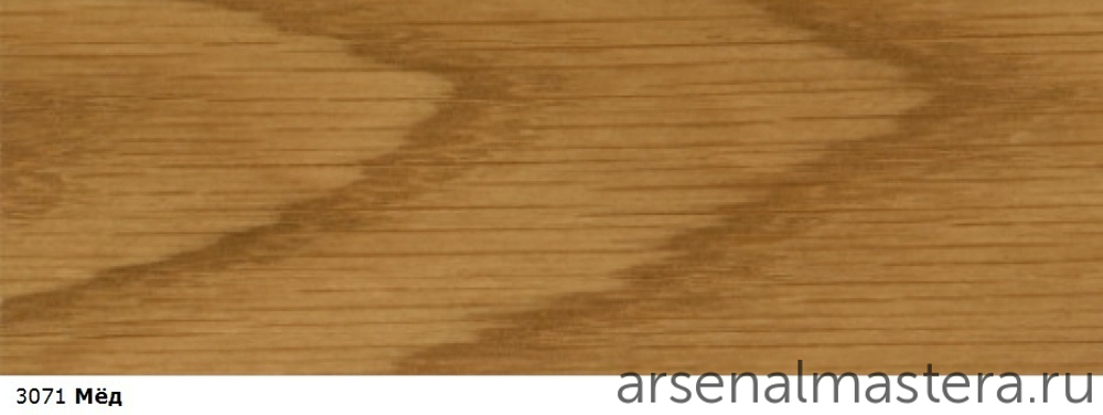 Цветное масло с твердым воском Osmo 3071 Мед 2,5 л Hartwachs-Ol Farbig для внутренних работ слабо пигментированное Osmo-3071-2.5 10100300