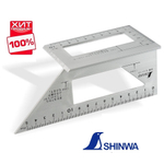 СКИДКИ ХИТ! Шаблон угловой трехмерный Shinwa 169 х 63 х 73 мм 62113 М00003452