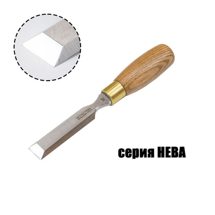 Стамеска серия НЕВА 20 мм Butt chisel ПЕТРОГРАДЪ М00020574