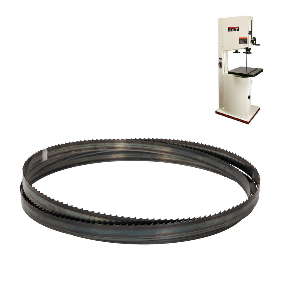 Новинка! Полотно пильное JET 20 х 0,8 х 3125 мм 4TPI из английской каленой высококачественной стали по технологии Flexback специально для мебельных ленточных пил, для JWBS-16X Woodwork F20.8.3125-4