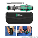 АКЦИЯ WERA ХИТ! Набор 6 предметов БИТЫ с отвёрткой-битодержателем, Kraftform Kompakt 28 с сумкой, 134491 WERA WE-134491