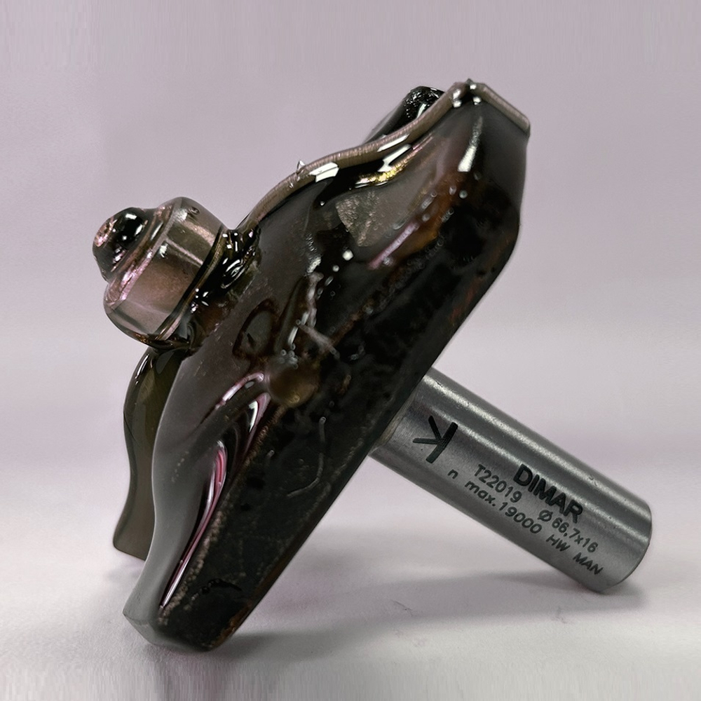 ХИТ! Фреза филенка волна R 19 D 66,7 B 16 L 76,1 подшипник Хвостовик 12 WP WoodPecker DIMAR T22019