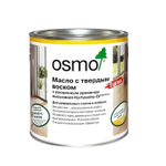 ХИТ! Масло экспресс с твердым воском Osmo 3332 Бесцветное шелковисто-матовое 0,75 л Hartwachs-Ol Express с ускоренным временем высыхания от 2-3 часов для внутренних работ Osmo-3332-0,75 10300132
