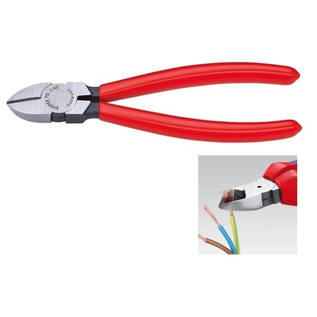 Бокорезы 160 мм, фосфатированные, обливные ручки, 70 01 160 KNIPEX KN-7001160SB