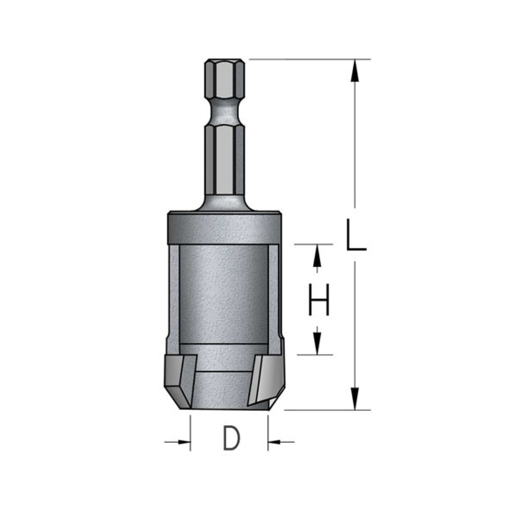 Новинка! Сверло для изготовления пробок WPW D10 L62, хвостовик HEX1/4_S MNS1004