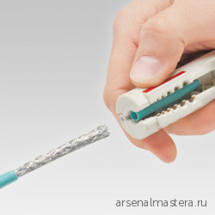 Стриппер 125 мм для дата-кабелей CAT5/6/7, UTP/STP 4.5 - 10 мм, 0.2 / 0.3 / 0.8 / 1.5 / 2.5 / 4 мм2, SB KNIPEX KN-1665125SB