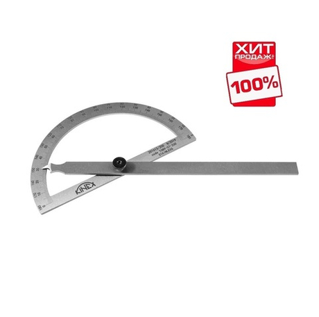 ЦЕНЫ НИЖЕ ХИТ! Угломер 200 х 290 мм 0-180 гр KINEX 1089-07-200