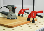 ХИТ! Прижим верстачный вертикальный быстрозажимной для отверстия D 20 мм WOODWORK BCB-2560