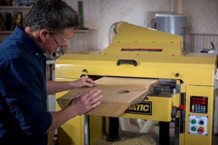 Профессиональный рейсмусовый станок со строгальным валом Helical 16 кВт 400 В WP2510 Powermatic 1791303-RU