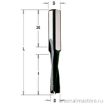 Фреза HW для дюбельного фрезера MAFELL 10 x 30 x 58 Z2 S8 RH CMT 312.100.11
