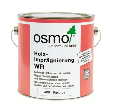 Защитная грунтовка антисептик для древесины для наружных работ Osmo 4001 бесцветная 0,75 л Holz-Impragnierung WR Osmo-4001-0,75 13800001
