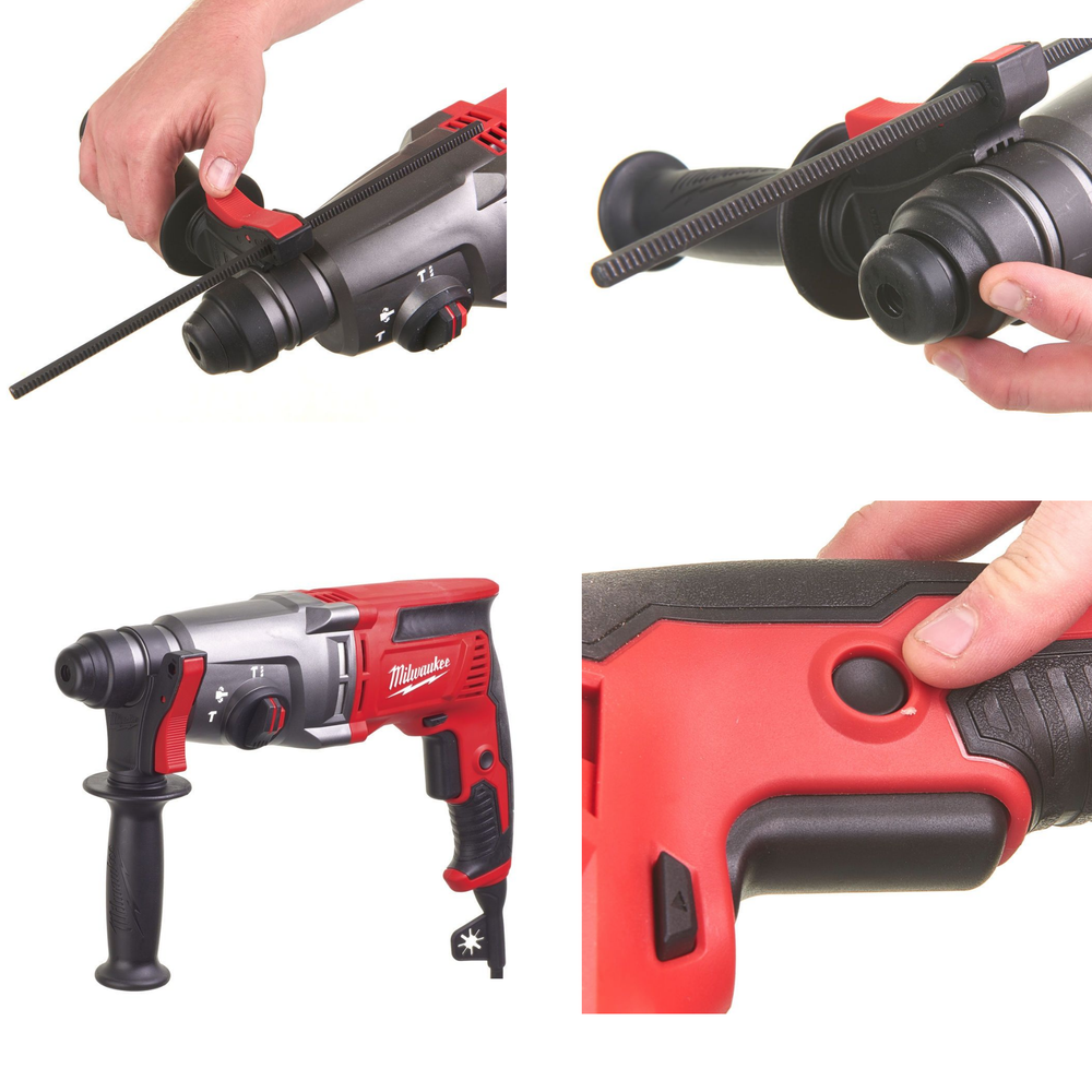 Новинка! Перфоратор сетевой Milwaukee PH 26 T 800 Вт, хвостовик SDS-Plus в кейсе 4933464580