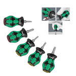 АКЦИЯ ДЕКАБРЬ 2025! Набор коротких отверток 5 шт. WERA Stubby Set 1 SL3.5 / 4 / 5.5, PH1/2 x 25 мм WE-008870