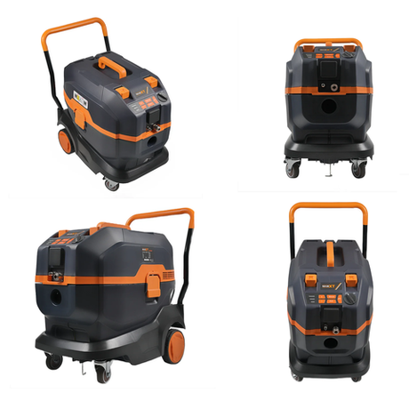 Новинка! Промышленный пылесос MAXXT 1,4 кВт 43 л AFC автоматическое включение и стряхивание фильтра, подключение электроинструмента, для сухой и влажной уборки MVC3800