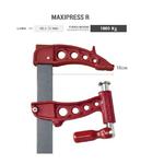 Новинка! Струбцина винтовая F-образная Piher Maxi-R 50 х 16 см зажимное усилие до 10000Н (1000 кг) М00005901