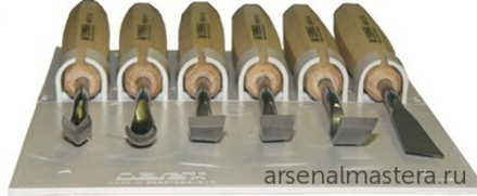 Набор из 6 резцов 6 Narex Standart в картонной коробке 8947 10 894710