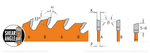Диск пильный ультратонкий 184 x 30 x 1,7 / 1,1 20гр 10гр ATB плюс 8гр SHEAR Z24 CMT 271.184.24M