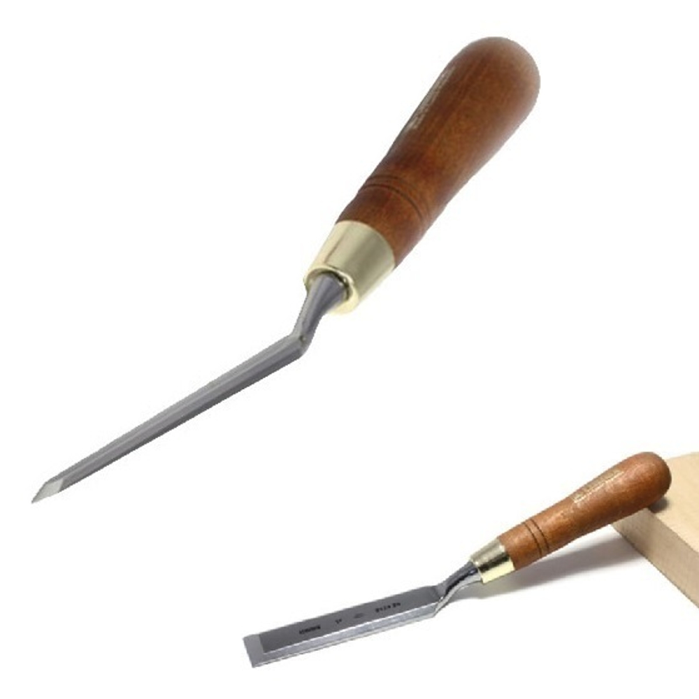 ХИТ! Стамеска плоская изогнутая с ручкой 19 мм Narex WOOD LINE PLUS 813319