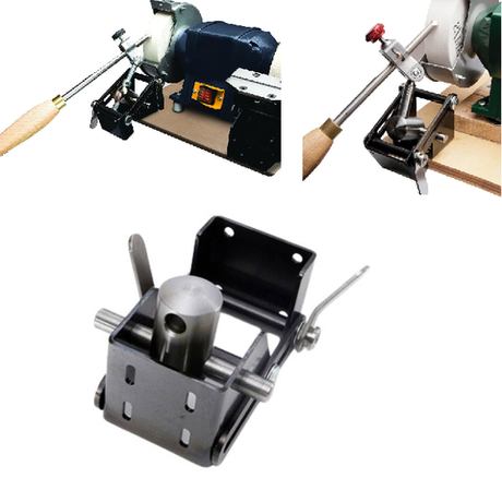 Новинка! Комплект Упор заточной Robert Sorby Deluxe Universal Sharpening System и Шаблон с углами: 10,30,45 и 90 гр. для заточки стамесок, ножей, ножей рубанков, токарных резцов на станках с заточным кругом М00011078