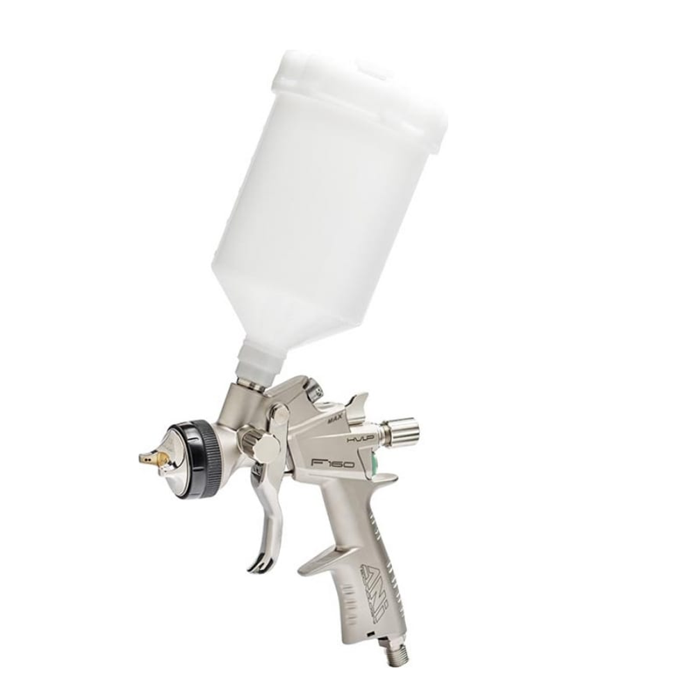 Новинка! Краскопульт профессиональный ANI 160 HVLP c никелированным корпусом и верхним пластиковым бачком 0,6 л, дюза 1,4. Для финишной окраски AH1501141A