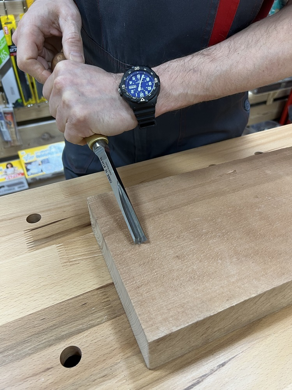 ЦЕНЫ НИЖЕ ХИТ! Стамеска угловая 10 мм Narex Wood Line Plus 813410