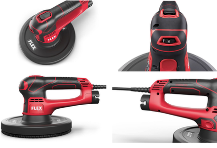 Новинка! Шлифовальная машина для стен и потолков FLEX Handy - Giraffe GCE 6-EC Kit с системой сменных головок 600 Вт, диск 225 мм в кейсе 504114